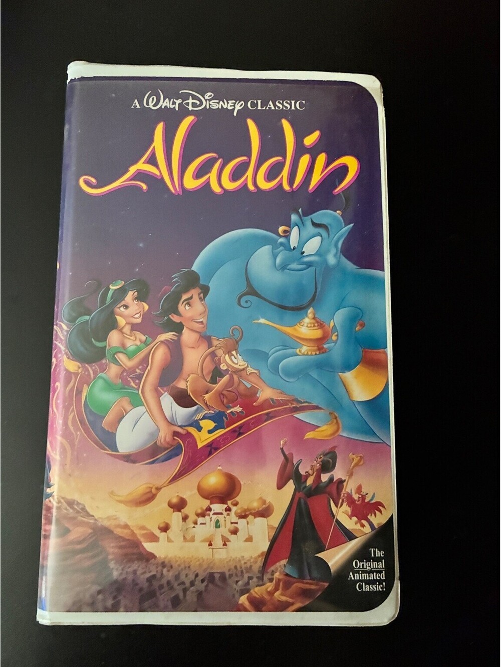 Aladdin VHS Walt Disney Classic Original Animated Movie 1992 Home Video G NTSC